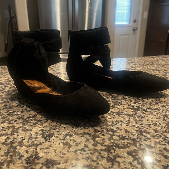 Comfortview Shoes - Comfortview Black Flats